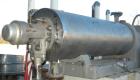 Used Chemetron Votator Scraped Surface Heat Exchanger, 12 total square feet, 304 stainless steel. (2) Approximately 6'' diameter x 48'' long horizontal chambers, plastic type scrapers, carbon steel j...