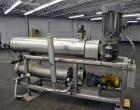 Used Cherry Burrell Votator Scraped Surface Heat Exchanger, 9 Square Feet, 304 Stainless Steel. (1) 6” Diameter x 72” long jacketed horizontal chamber with plastic wipers, and cored shaft. Internal r...