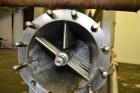 Used Cherry Burrell Votator Scraped Surface Heat Exchanger, 9 Square Feet, 304 Stainless Steel. (1) 6” Diameter x 72” long jacketed horizontal chamber with plastic wipers, and cored shaft. Internal r...