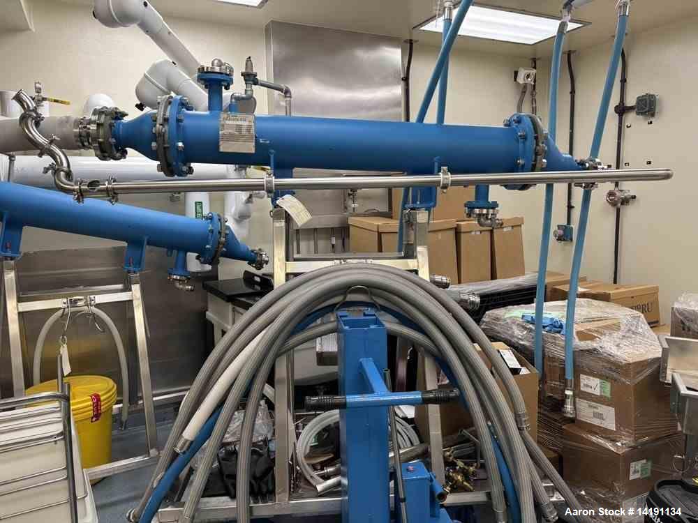 Used Pfaudler 26 Sq Ft Tantalum Condenser – Alloy Tubes, CS Shell, 90 PSIG, Type 08-060-BEM-26