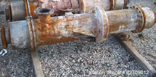 Used Vertical Manning & Lewis Shell And Tube Heat Exchanger, 249 Square Feet