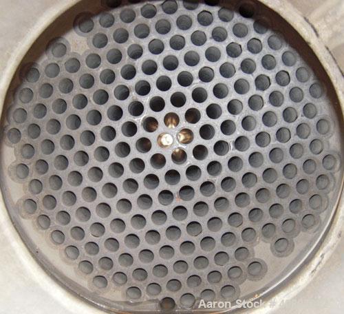 Used Astro Metallurgical Single Pass Shell and Tube Heat Exchanger, 183 Square Feet, Vertical. Carbon steel shell rated 150 psi at –20 to 250 deg F. (208) 3/4" diameter x 54" long Zirconium tubes rat...