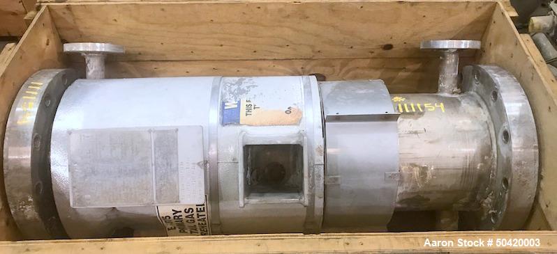 Used Ellett Industries Shell & Tube Heat Exchanger, 85 Square Foot
