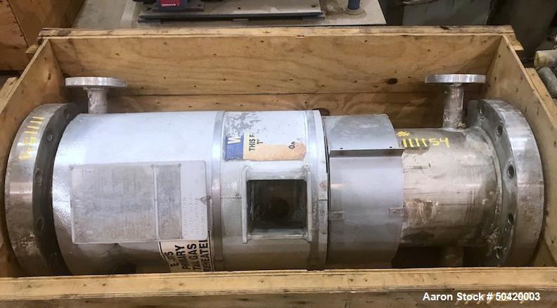 Used Ellett Industries Shell & Tube Heat Exchanger, 85 Square Foot