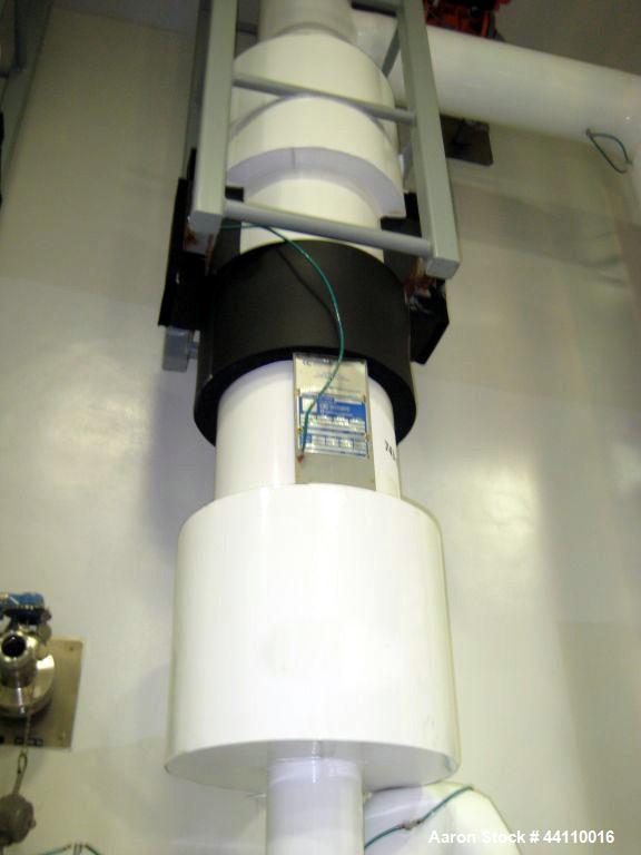 Used AstroCosmos Metallurgical Tantalum Vertical Heat Exchanger / Condenser, 40 Square Feet