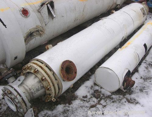 Used Astro Metallurgical Single Pass Shell And Tube Heat Exchanger, 133 Square Feet, Horizontal. Carbon steel shell rated 150 psi at –20 to 250 deg.f.. (85) 3/4’’ diameter x 96’’ long Zirconium tubes...
