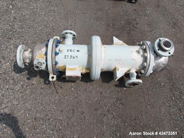 Used Atlas Heat Exchanger, 50 Square Feet. Hastelloy C276 tubes, tube sheets and bonnets with (85) 0.75" diameter x 36" long tubes rated 100 psi & Full Vacuum at 450 degrees F. Carbon steel shell rat...