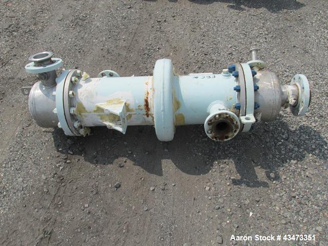 Used Atlas Heat Exchanger, 50 Square Feet. Hastelloy C276 tubes, tube sheets and bonnets with (85) 0.75" diameter x 36" long tubes rated 100 psi & Full Vacuum at 450 degrees F. Carbon steel shell rat...