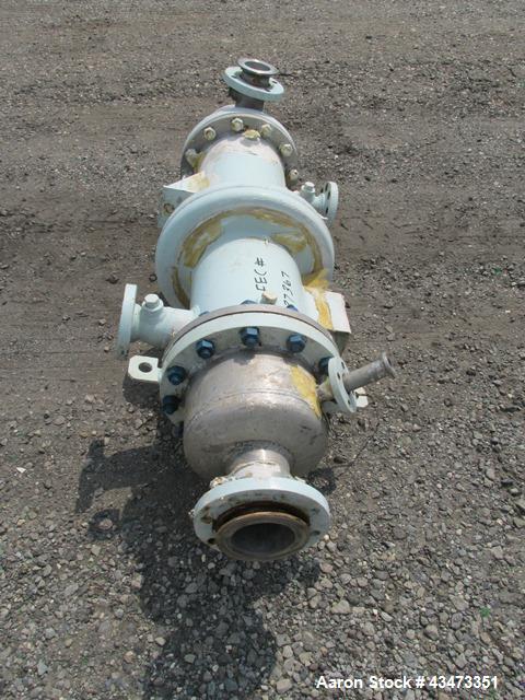 Used Atlas Heat Exchanger, 50 Square Feet. Hastelloy C276 tubes, tube sheets and bonnets with (85) 0.75" diameter x 36" long tubes rated 100 psi & Full Vacuum at 450 degrees F. Carbon steel shell rat...
