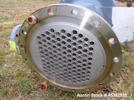 Used- Atlas Single Pass Shell & Tube Heat Exchanger,