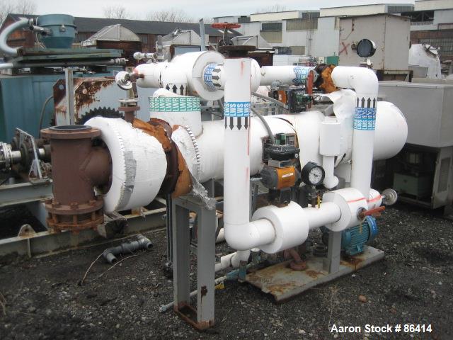Used: Horizontal Carbone Single Pass Shell and Tube Heat Exchanger, Model PYT10-