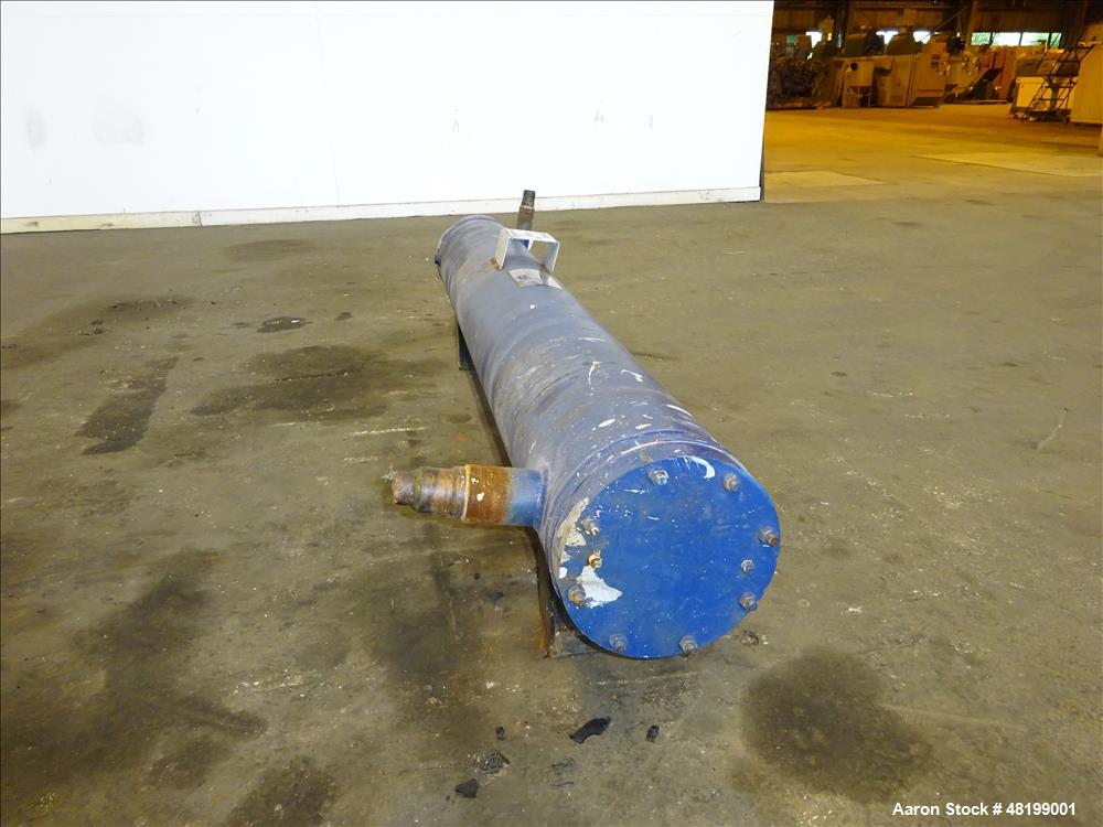 Used Chil-Con Shell & Tube Heat Exchanger, Approximate 82 Square Feet, Horizont