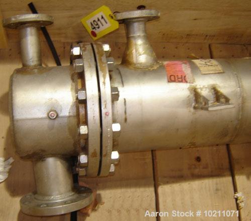 Used Cosmos Minerals Condenser, 43 Square Feet. 304 L stainless steel shell side. Tubes are Tantalum. Shell MAWP 150/FV @ 350 deg F, shell MDMT -20 deg F @ 150 psig, tube MAWP 150/FV @ 350 deg F, tub...