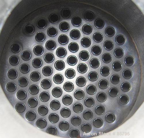 Used Vertical Cosmos Minerals Single Pass Shell and Tube Heat Exchanger, 96 Square Feet