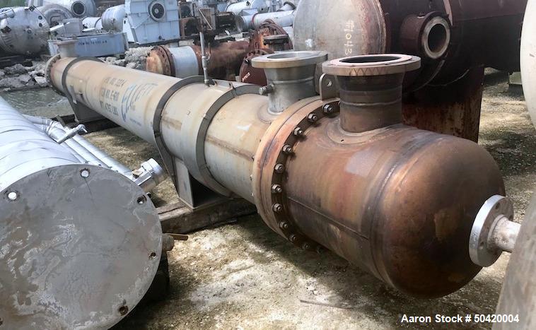 Ellett Industries Shell & Tube Heat Exchanger. Used.