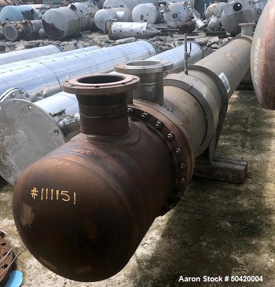 Ellett Industries Shell & Tube Heat Exchanger. Used.