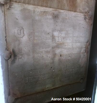Ellett Industries Shell & Tube Heat Exchanger. Used