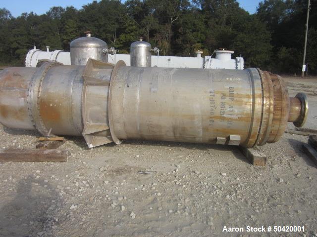 Ellett Industries Shell & Tube Heat Exchanger. Used