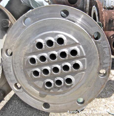 Used Carbon Steel Fabsco Heat Exchanger, shell and tube