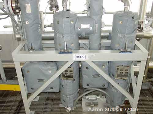 USED: Fox Valve 2 stage jet with Y-Z inter-condenser. Model 6x36 aftercondenser. Hastelloy construction. Rated fv/30 psi at 300 deg F. 24 lb/hour working capacity. Manufactured 2001.