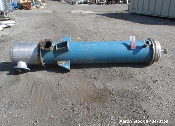 Used J.D. Cousins Shell & Tube Heat Exchanger, 335 Square Feet. Hastelloy C276 tubes, tube sheets and bonnets with (160) 1" diameter x 8' long tubes rated 50 psi & Full Vacuum at 300 degrees F. Carbo...