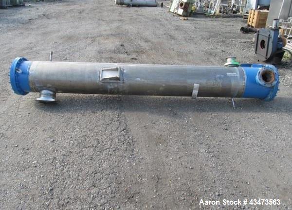 Used Kam Thermal Shell & Tube Heat Exchanger, 490 Square Feet. Hastelloy C276 tubes, tube sheets rated 100 psi & Full Vacuum at 300 degrees F. Hastelloy C276 shell rated 15 psi & Full Vacuum at 300 d...