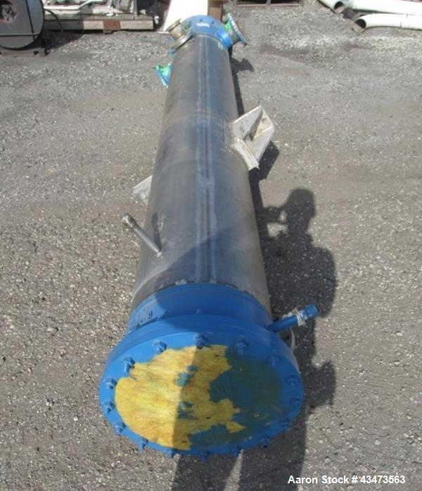 Used Kam Thermal Shell & Tube Heat Exchanger, 490 Square Feet. Hastelloy C276 tubes, tube sheets rated 100 psi & Full Vacuum at 300 degrees F. Hastelloy C276 shell rated 15 psi & Full Vacuum at 300 d...