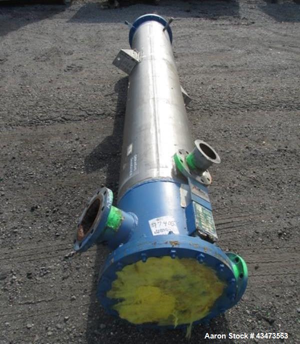 Used Kam Thermal Shell & Tube Heat Exchanger, 490 Square Feet. Hastelloy C276 tubes, tube sheets rated 100 psi & Full Vacuum at 300 degrees F. Hastelloy C276 shell rated 15 psi & Full Vacuum at 300 d...