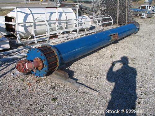 USED: Graphite Karbate shell and tube heat exchanger manufactured byKarbate Vicarb Inc, Strongsville OH, size 17-216. Built in 1990.Weight 3400 pounds. Pressure rating both sides is 75 psi with testp...