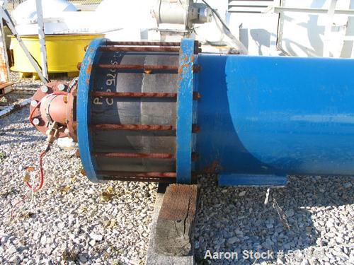 USED: Graphite Karbate shell and tube heat exchanger manufactured byKarbate Vicarb Inc, Strongsville OH, size 17-216. Built in 1990.Weight 3400 pounds. Pressure rating both sides is 75 psi with testp...