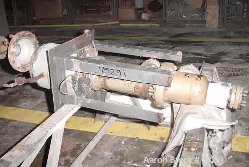 Used Ketema Single Pass Shell & Tube Heat Exchanger, 36 Square Feet, Size 8-B-42. Carpenter 20 product contact areas, vertical. Carbon steel shell rated 150 psi at 400 deg F. (53) 3/4" diameter x 3'6...