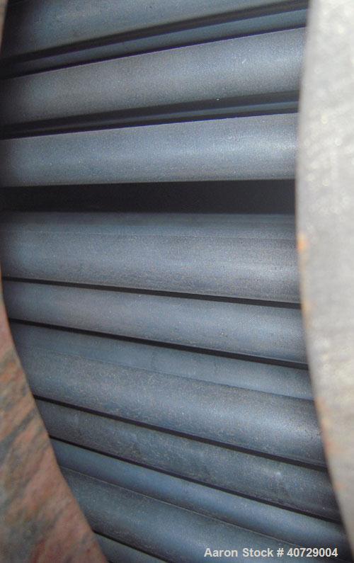 Used RAS Process Equipment 6 Pass Shell and Tube Heat Exchanger, 608 square feet, horizontal, type BEM 23-144. 316L stainless steel shell rated 50 psi/FV at 340 deg F. (258) 3/4'' diameter x 12' long...