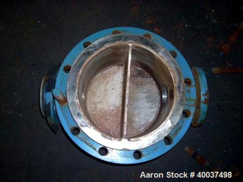 Used CMS U Tube Heat Exchanger, 93 square feet, Hastelloy C22 tubes, tube sheet and bonnet with (68) 3/4" diameter x 7' long tubes rated 75 psi at 150 F, carbon steel shell rated 75 psi at 150 F, 3" ...