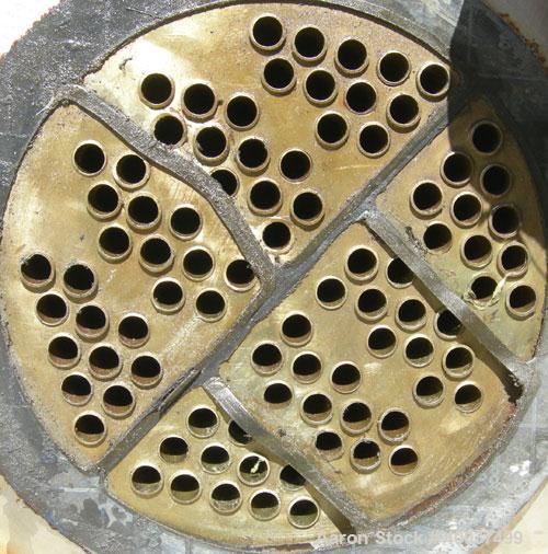 Used Bigelow National 8 Pass U Tube Heat Exchanger, 86 Square Feet, Horizontal