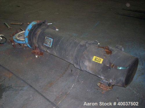 Used CMS U Tube Heat Exchanger with Hastelloy C22 tubes, 65 sqare feet