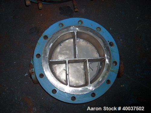 Used CMS U Tube Heat Exchanger with Hastelloy C22 tubes, 65 sqare feet