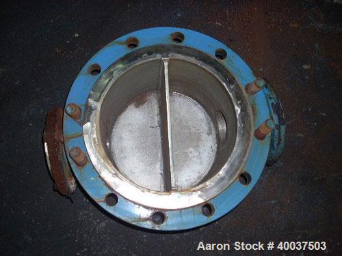 Used CMS U Tube Heat Exchanger, 93 square feet, Hastelloy C22 tubes. Tube sheet and bonnet with (68) 3/4" diameter x 7' long tubes rated 75 psi at 150 F, carbon steel shell rated 75 psi at 150 F, 3" ...