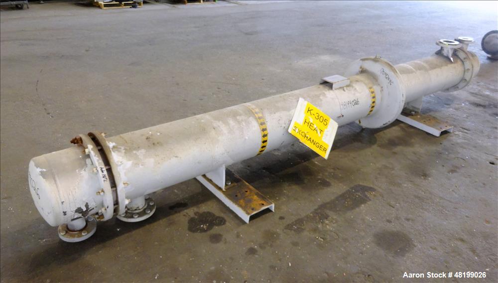 Used Perry Products Shell & Tube Heat Exchanger, 320 Square Feet, Model FTSX-14