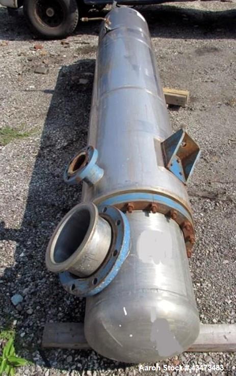 Used Pfaudler Shell & Tube Heat Exchanger, 367 Square Feet, Model 16108-BEM. Hastelloy B2 tubes, tube sheets and bonnets. (208) 0.75" Diameter x 9' long tubes rated 150 psi at 350 degrees F. Carbon s...