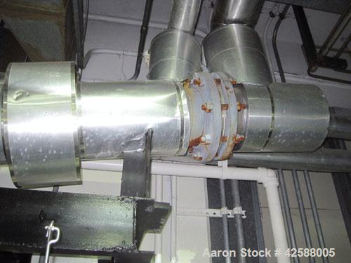 Used Pfaudler Single Pass Shell & Tube Heat Exchanger, 15.2 square feet, horizontal. Carbon steel shell rated 100 psi at -20 to 400 deg F. (26) 3/4'' Diameter x 3’ long Hastelloy B tubes rated 150/FV...