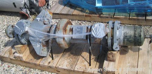 Used Pfaudler Single Pass Shell & Tube Heat Exchanger, 15.2 square feet, vertical. Carbon steel shell rated 100 psi at -20 to 400 deg F. (26) 3/4'' Diameter x 3’ long Hastelloy B tubes rated 150/FV p...