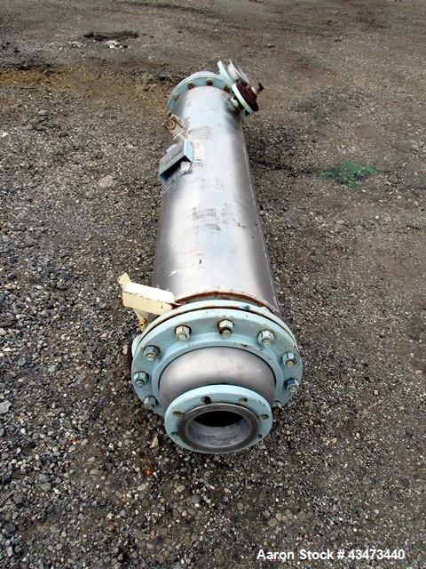 Used- Pfaudler Shell & Tube Heat Exchanger, 153 Square Feet. Hastelloy C276 tubes and bonnets, 316L stainless steel tube she...