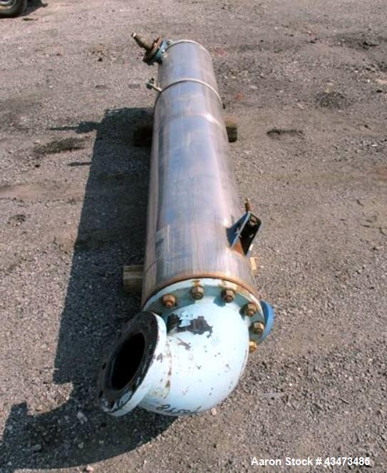 Used Pfaudler Shell & Tube Heat Exchanger, 119 Square Feet. Hastelloy C276 tubes, tube sheets. (76) 0.75" Diameter x 8’ long tubes rated 100 psi at 350 degrees F. Carbon steel shell rated 150 psi at ...