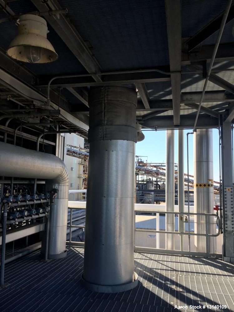 Used SteelTek Inc. Inconel 600 Vertical Shell and Tube Heat Exchanger