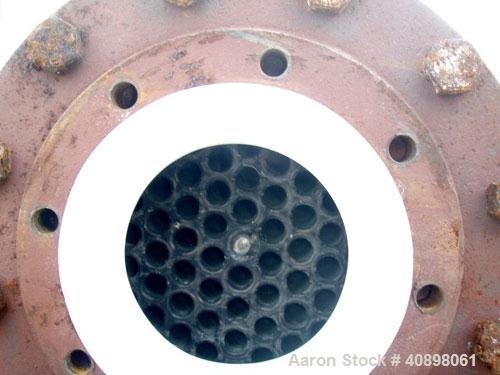 Used Vertical Titanium Industries Shell and Tube Heat Exchanger, 141 square feet