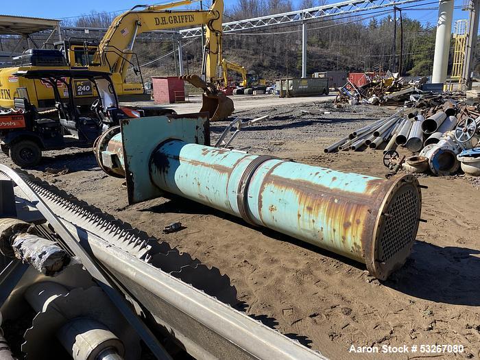 Used Titanium Ltd. Titanium Shell and Tube Heat Exchanger, approx. 986 square foot
