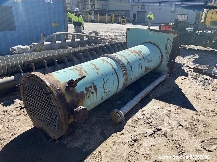 Used Titanium Ltd. Titanium Shell and Tube Heat Exchanger, approx. 986 square foot