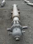 Used-Used 289 sq ft National Heat Transfer shell and tube heat exchanger, hastelloy tubes, 316L tube sheet with (134) .75