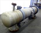 Used J.F.D. Tube & Coil Products U Tube Shell & Tube Heat Exchanger, Approximate 909 Square Feet, Horizontal. SB-434-825 Incoloy 825 shell rated 75 psi at 350 degrees F, (232) 3/4