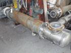 Used API Ketema Shell and Tube Heat Exchanger, 332 square feet, horizontal, type 1-V-1 BEM, size 15-A-72. Carbon steel shell rated 150 psi at –20 to 350 deg F. (615) 5/8'' diameter x 6’ long Hastello...